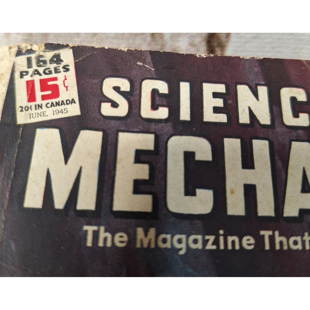 Vintage June 1945 Science and Mechanics Magazine Train of the Future DIY Plans - Picture 2 of 10